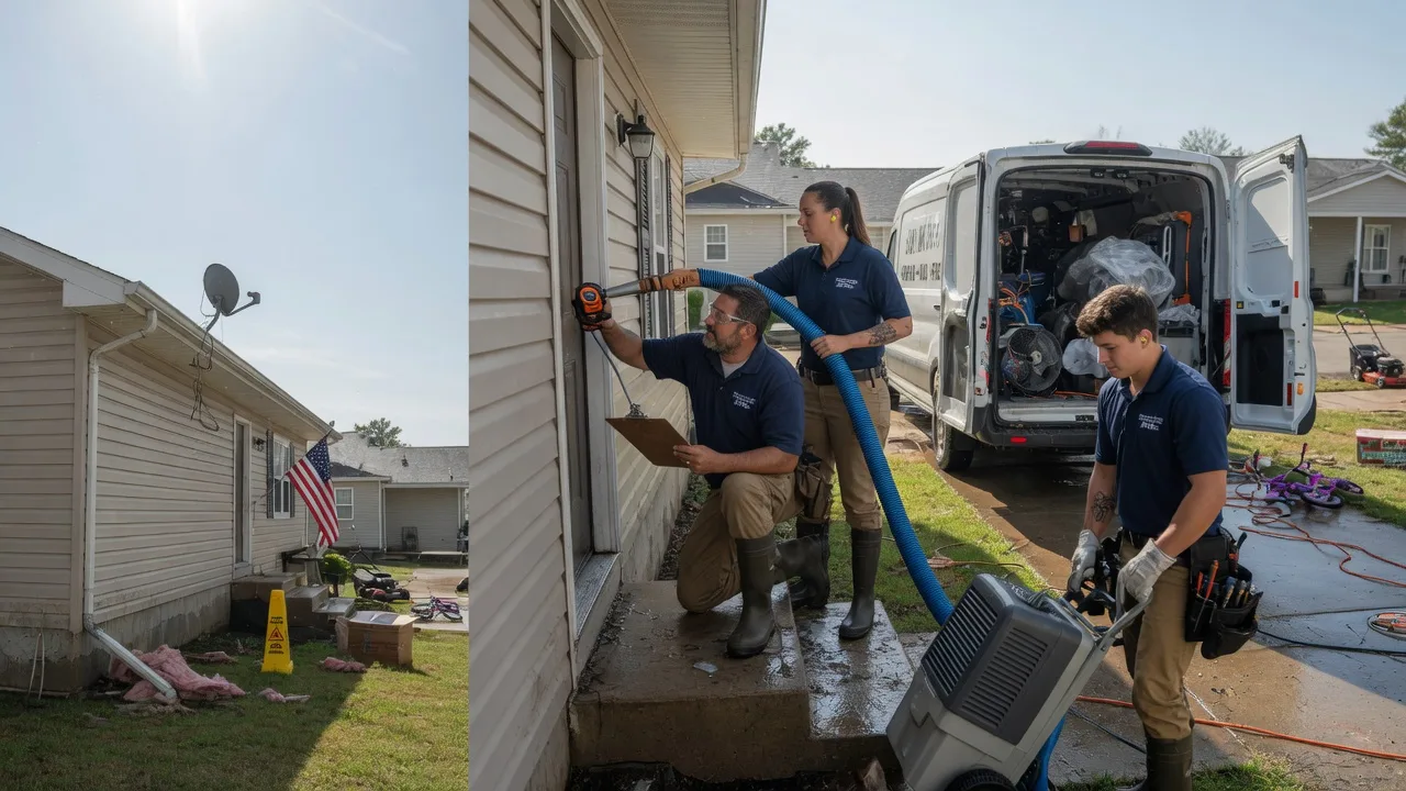 Ceiling Water Damage Restoration in Vanleer, TN near me